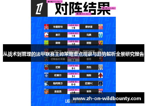 从战术到管理的法甲联赛主帅策略重点观察与趋势解析全景研究报告 从战术到管理的法甲联赛主帅策略重点观察与趋势解析全景研究报告